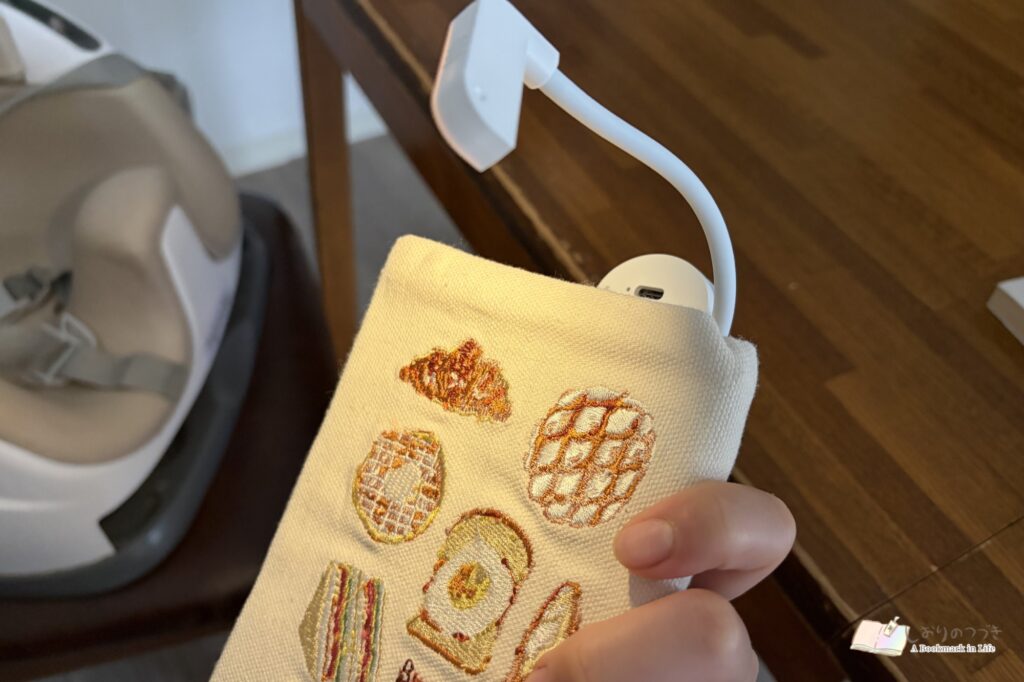 手元に電気がある心強さ